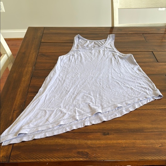 Lululemon Asymmetrical Gray/light purple Women's Tank Top - Picture 1 of 4
